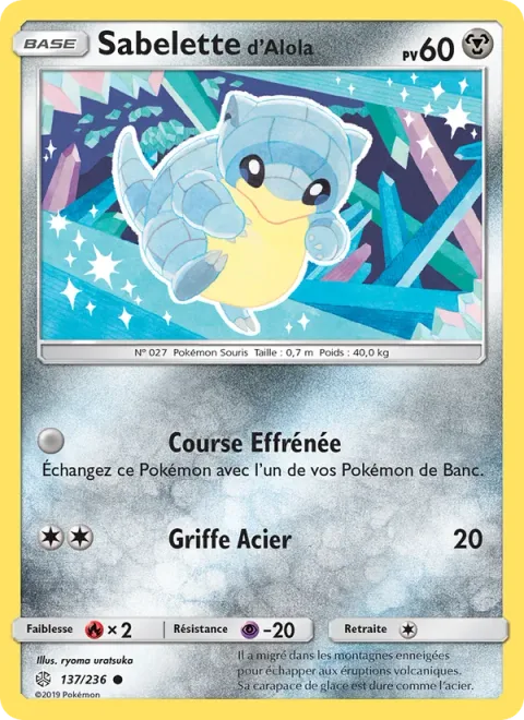 Alolan Sandshrew [Run Around | Metal Claw]
