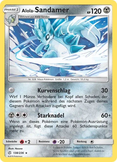 Alolan Sandslash [Curve Strike | Reinforced Needle]
