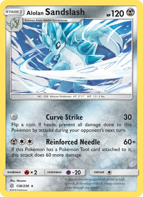 Alolan Sandslash [Curve Strike | Reinforced Needle]