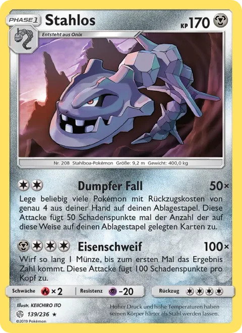 Steelix [Thumping Fall | Iron Tail]
