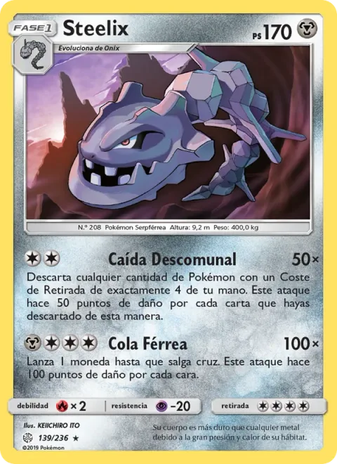 Steelix [Thumping Fall | Iron Tail]