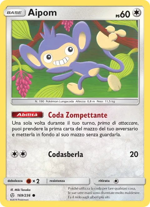 Aipom [Scampering Tail | Tail Smack]
