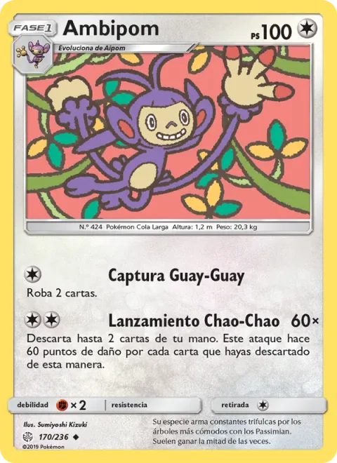 Ambipom [Nice-Nice Catch | Bye-Bye Throw]