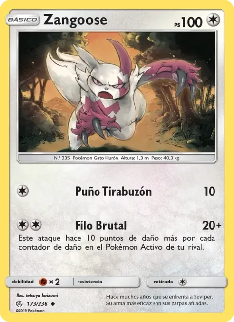 Zangoose [Corkscrew Punch | Brutal Edge]
