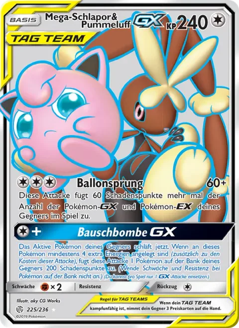Mega Lopunny & Jigglypuff GX [Jumping Balloon | Puffy Smashers GX]