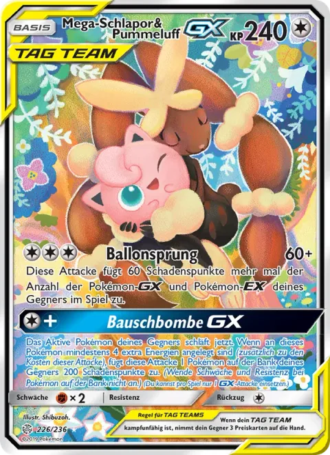 Mega Lopunny & Jigglypuff GX [Jumping Balloon | Puffy Smashers GX]