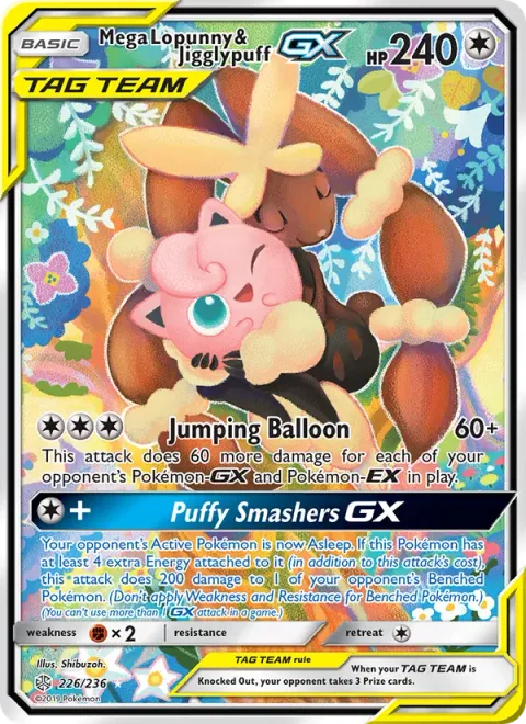 Mega Lopunny & Jigglypuff GX [Jumping Balloon | Puffy Smashers GX]