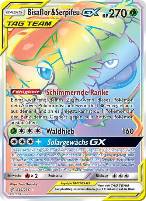 Venusaur & Snivy GX [Shining Vine | Forest Dump | Solar Plant GX]