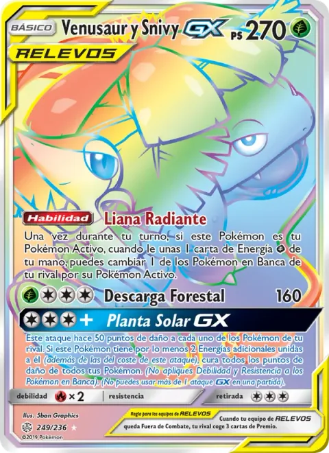 Venusaur & Snivy GX [Shining Vine | Forest Dump | Solar Plant GX]