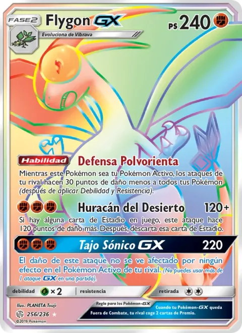 Flygon GX [Dusty Defense | Desert Hurricane | Sonic Edge GX]