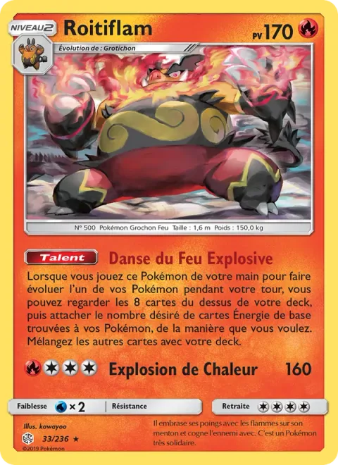 Emboar [Explosive Fire Dance | Heat Blast]