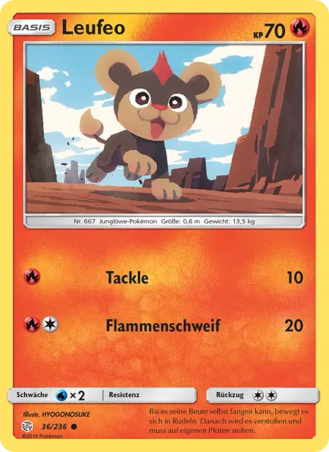 Litleo [Tackle | Flame Tail]