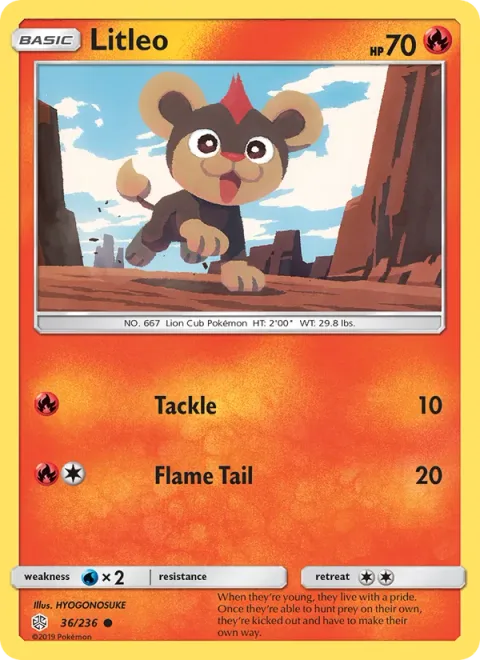 Litleo [Tackle | Flame Tail]