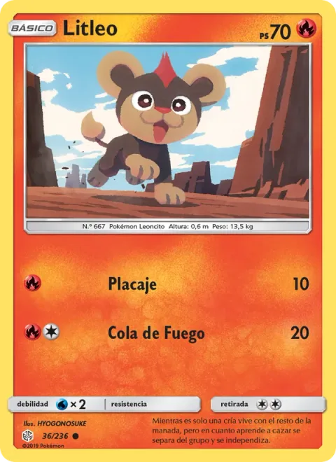 Litleo [Tackle | Flame Tail]
