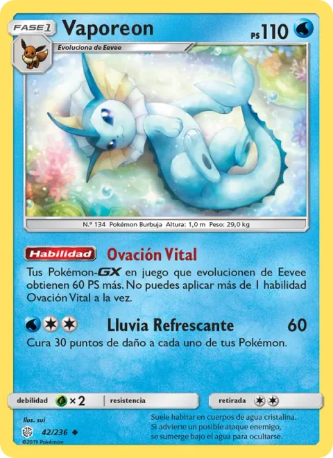 Vaporeon [Vitality Cheer | Refreshing Rain]