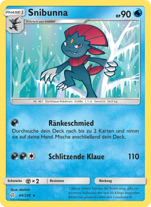 Weavile [Nasty Plot | Slashing Claw]