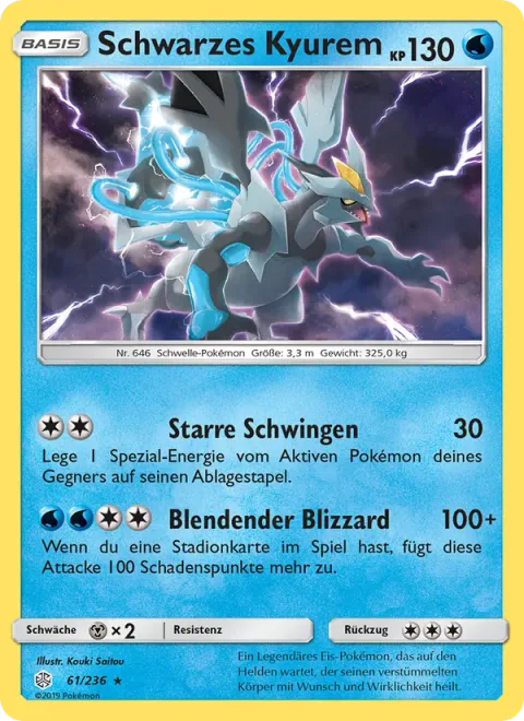 Black Kyurem [Frozen Wings | Dazzling Blizzard]