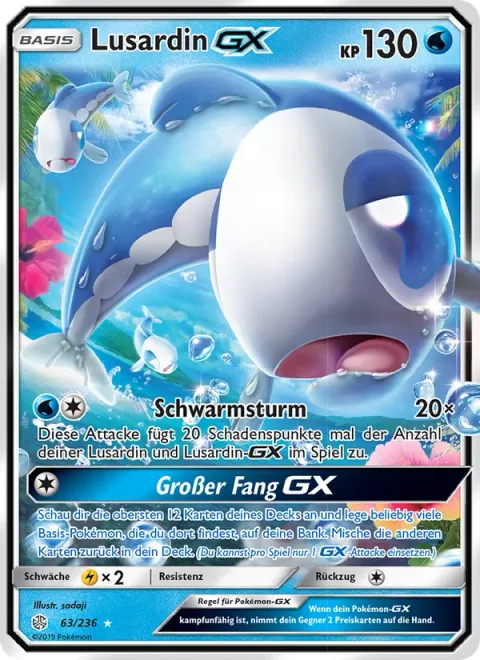 Wishiwashi GX [School Storm | Massive Catch GX]