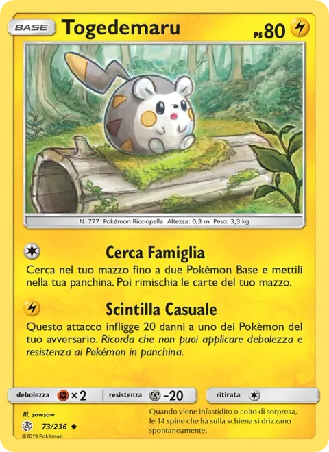 Togedemaru [Call for Family | Random Spark]