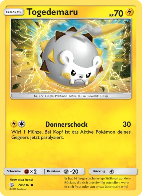 Togedemaru [Thunder Shock]