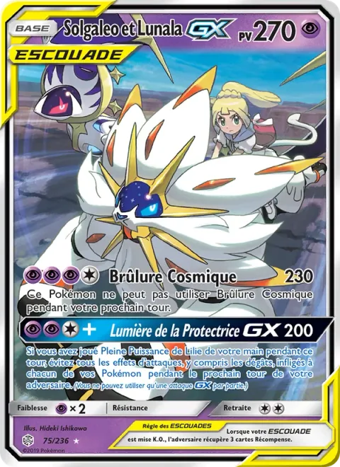 Solgaleo & Lunala GX [Cosmic Burn | Light of the Protector GX]