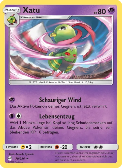 Xatu [Creepy Wind | Life Drain]