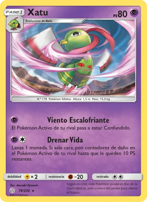 Xatu [Creepy Wind | Life Drain]