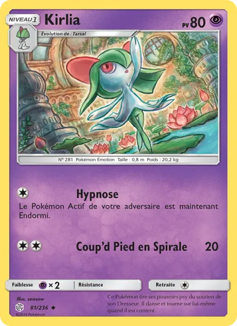 Kirlia [Hypnosis | Spiral Kick]