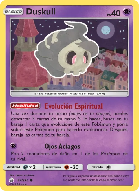 Duskull [Spiritborne Evolution | Ominous Eyes]