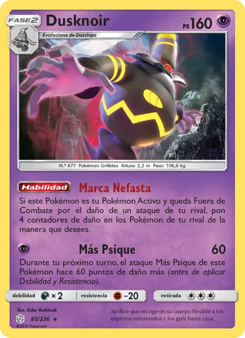 Dusknoir [Grim Marking | Psych Up]