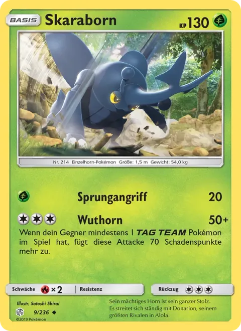 Heracross [Lunge Out | Riled Horn]