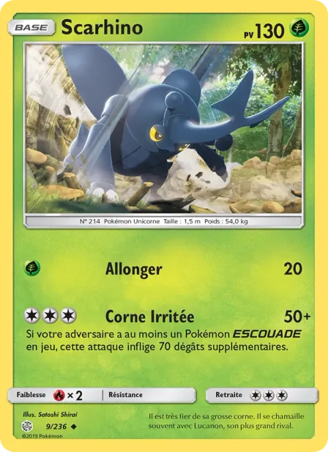 Heracross [Lunge Out | Riled Horn]