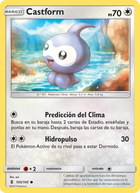 Castform [Weather Teller | Water Pulse]