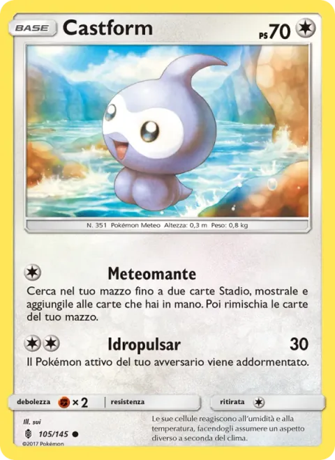 Castform [Weather Teller | Water Pulse]