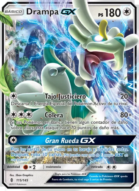 Drampa GX [Righteous Edge | Berserk | Big Wheel GX]