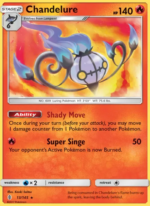 Chandelure [Shady Move | Super Singe]