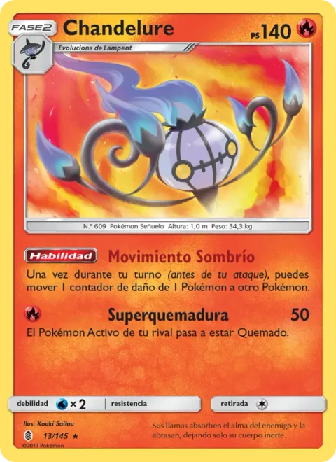 Chandelure [Shady Move | Super Singe]
