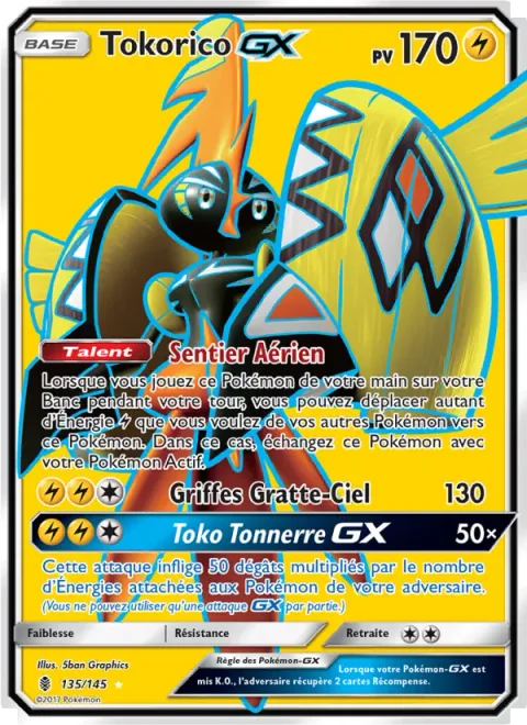 Tapu Koko GX [Aero Trail | Sky-High Claws | Tapu Thunder GX]