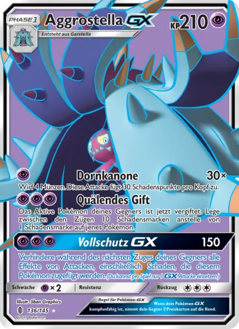 Toxapex GX [Spike Cannon | Ultra-Toxic Poison | Total Shelter GX]