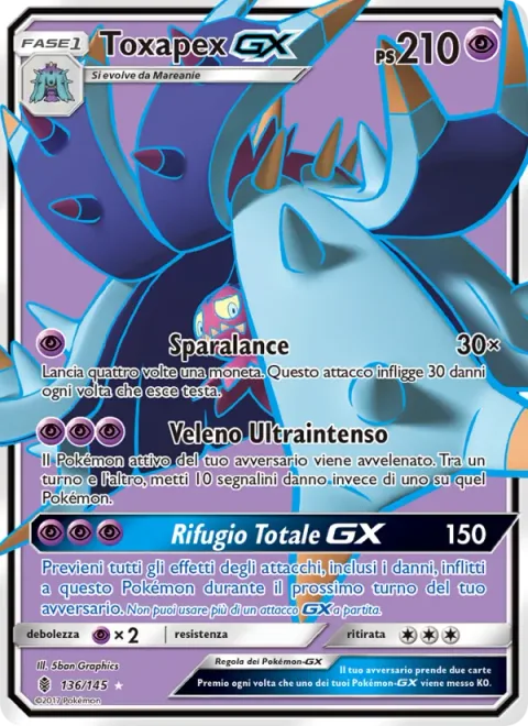 Toxapex GX [Spike Cannon | Ultra-Toxic Poison | Total Shelter GX]