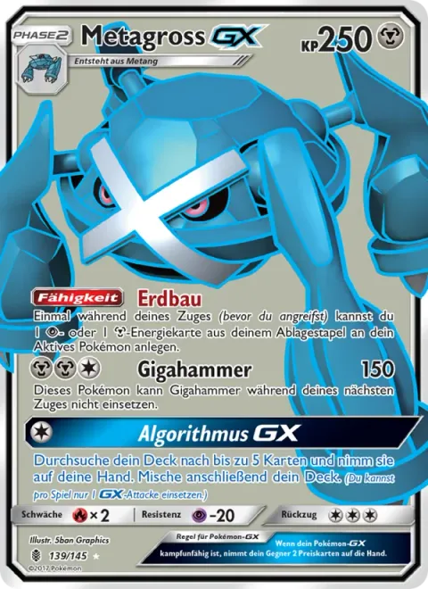 Metagross GX [Geotech System | Giga Hammer | Algorithm GX]