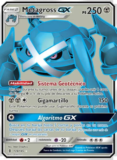 Metagross GX [Geotech System | Giga Hammer | Algorithm GX]