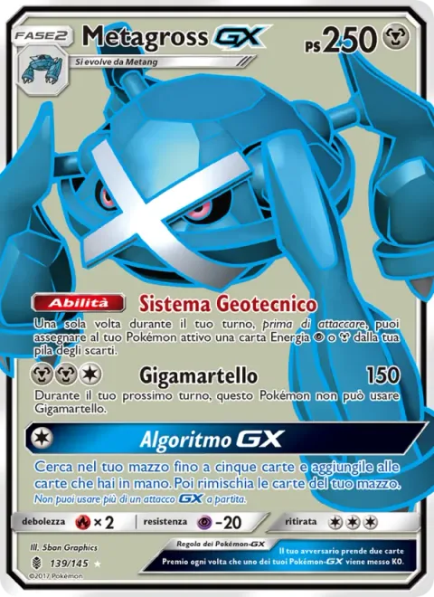 Metagross GX [Geotech System | Giga Hammer | Algorithm GX]