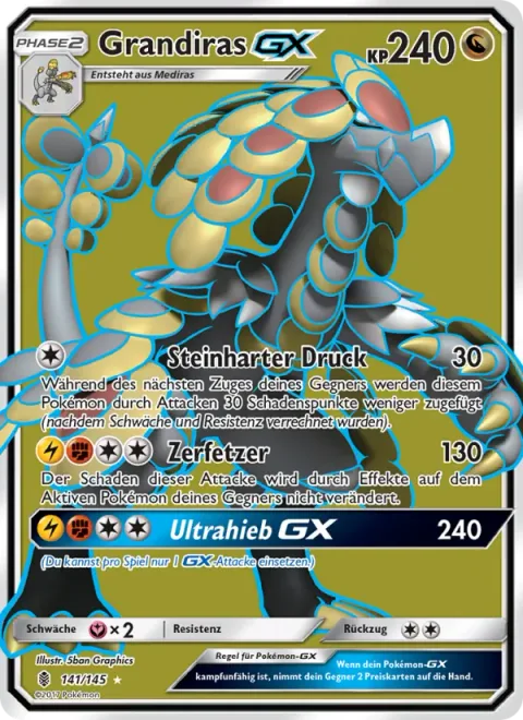 Kommo-o GX [Adamantine Press | Shred | Ultra Uppercut GX]