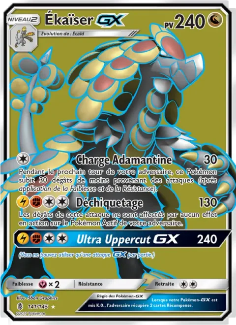 Kommo-o GX [Adamantine Press | Shred | Ultra Uppercut GX]