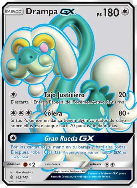 Drampa GX [Righteous Edge | Berserk | Big Wheel GX]