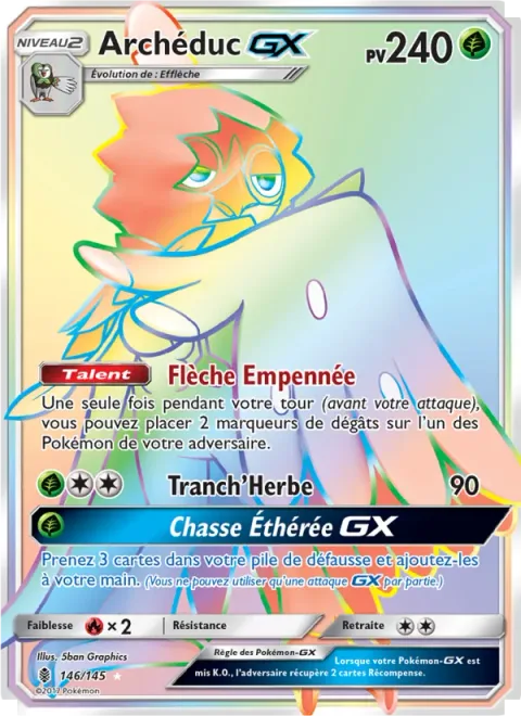 Decidueye GX [Feather Arrow | Razor Leaf | Hollow Hunt GX]