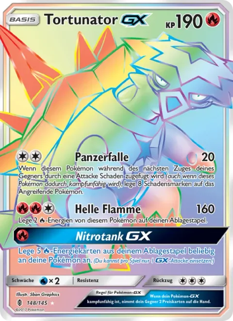 Turtonator GX [Shell Trap | Bright Flame | Nitro Tank GX]