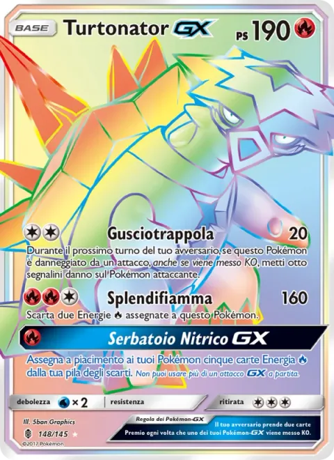 Turtonator GX [Shell Trap | Bright Flame | Nitro Tank GX]