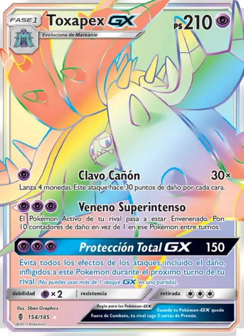 Toxapex GX [Spike Cannon | Ultra-Toxic Poison | Total Shelter GX]